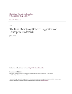 The False Dichotomy Between Suggestive and Descriptive