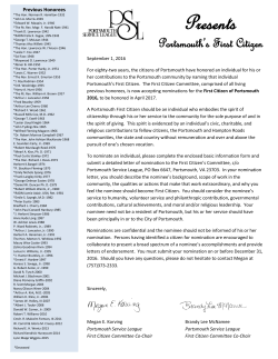 Presents - Portsmouth Service League