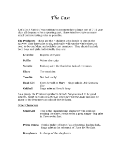 Read a script sample/see cast list