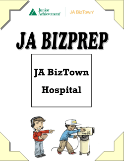 JA BizTown Hospital BizPrep