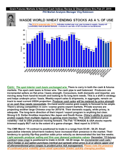 Cash grain markets as of December 18, 1998