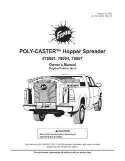 POLY-CASTER&trade; Hopper Spreader - Quality Truck and Equipment
