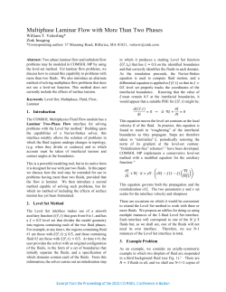 Multiphase Laminar Flow with More Than Two Phases