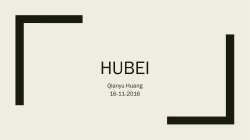 Presentation trends agri-food Hubei