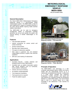 meteorological emergency response vehicle merv-8000