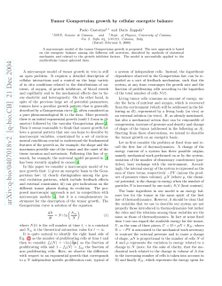 arXiv:q-bio/0407018v2 [q-bio.CB] 21 Dec 2004