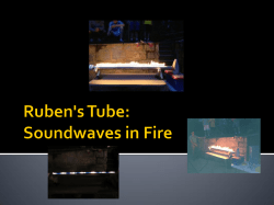 Ruben`s Tube: Soundwaves in Fire