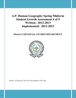 CA 4 Spring Midterm - Bremen High School District 228