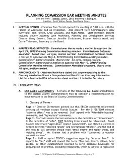 06-01-2010 Planning Commission Minutes