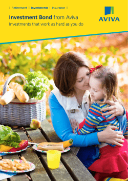 Investment Bond Brochure