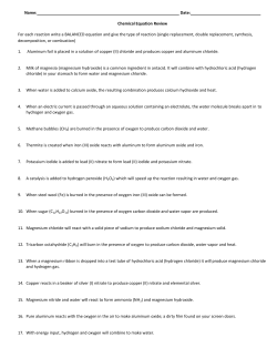 Optional Equation Writing Practice