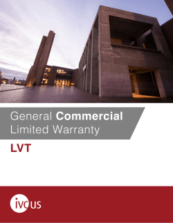 ivc us general commercial limited warranty