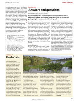 Answers and questions