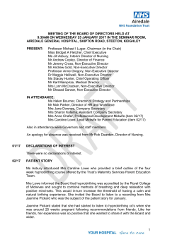 ONE-HUNDRED-AND-EIGHTY FIFTH meeting of the TRUST BOARD