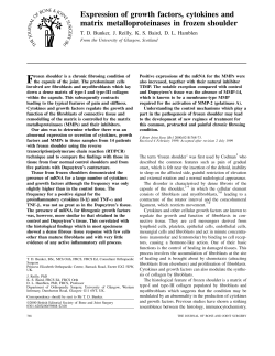 Expression of growth factors, cytokines and matrix