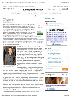 Aboriginal Lit - Western Sydney University