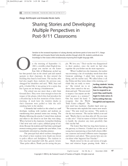 Sharing Stories and Developing Multiple Perspectives in