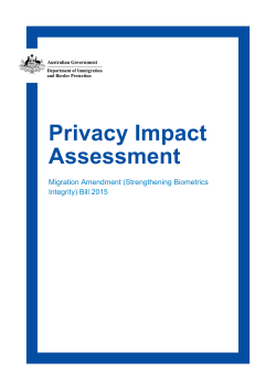 Migration Amendment (Strengthening Biometrics Integrity) Bill 2015