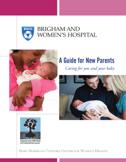 A Guide for New Parents - Brigham and Women`s Hospital
