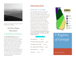 5 Regions of Georgia