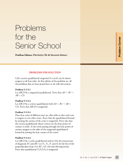 Problems for the Senior School