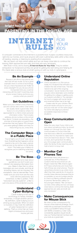 9 Internet Rules for Your Kids