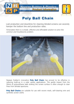Poly Ball Chain - Nepean Rubber and Plastics