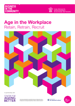 Age in the Workplace - Business in the Community