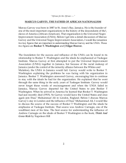 marcus garvey, the father of african