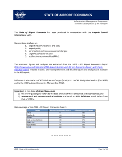 Icao long-term vision for liberalization and core principles on