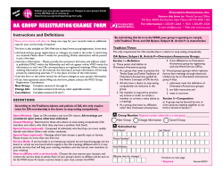 oa group registration/change form