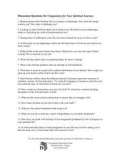 Discussion Questions for Companions for Your