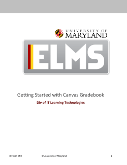 Getting Started with Canvas Gradebook - Elms