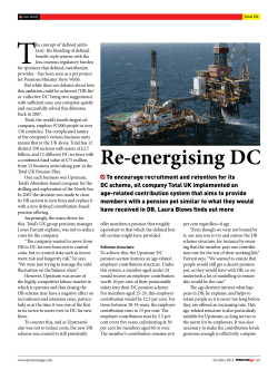 Re-energising DC