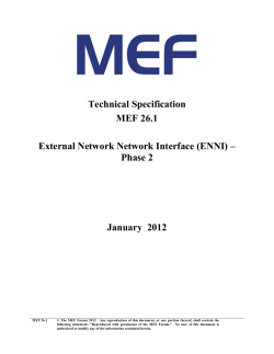 ENNI - MEF
