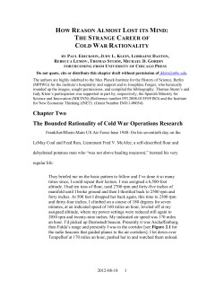 Introduction: On the Brink [How about: &ldquo;The Virtues of Mindlessness&rdquo;