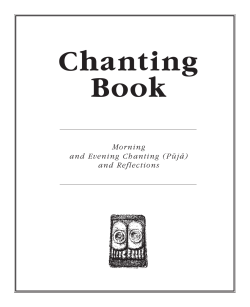 Chanting Book - Amaravati Buddhist Monastery