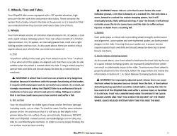 C. Wheels, Tires and Tubes