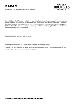 radar - Oxford Brookes University