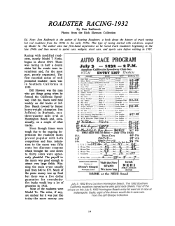 ROADSTER RACING&oacute;1932