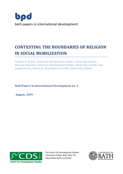 Contesting the boundaries of religion in social