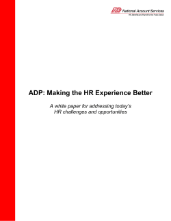 Making the HR Experience Better