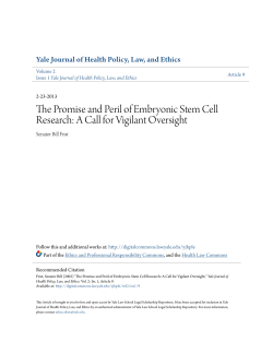 The Promise and Peril of Embryonic Stem Cell Research