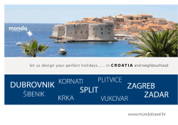 Let Us Design Your Perfect Holidays In CROATIA