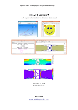 HEAT2 version 9 - Buildingphysics.com