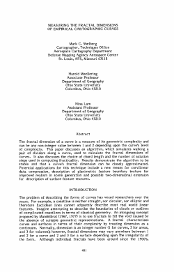 Measuring the Fractal Dimensions of Empirical