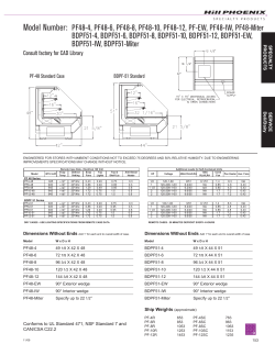 Model Number: PF48-4, PF48-6, PF48-8, PF48-10