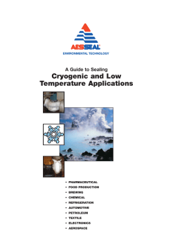 A Guide to Sealing Cryogenic and Low Temperature
