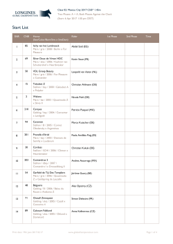 Class 02: Mexico City 2017 CSI5* 1.45m Two Phases: A + A, Both