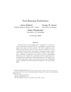 Near-Rational Exuberance